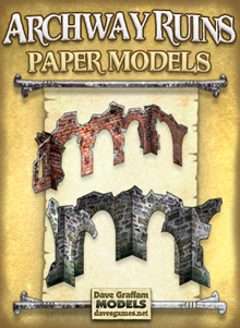 Butcher's Shop Paper Model - Dave Graffam Models
