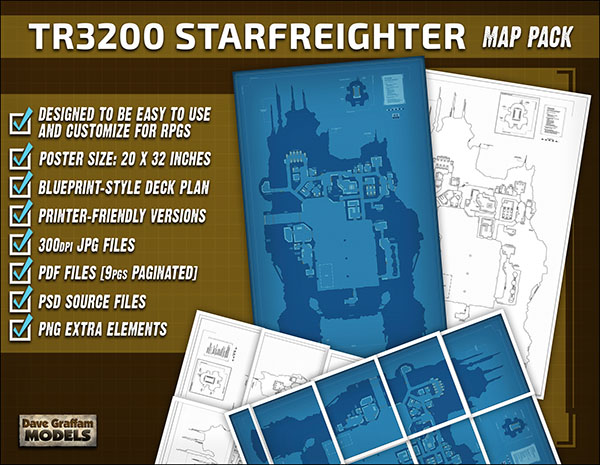 TR-3200 Starfreighter Map Pack