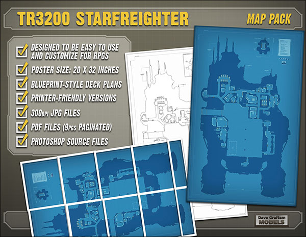 TR-3200 Starfreighter Map Pack