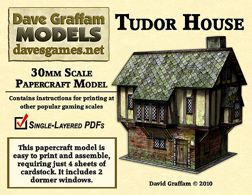 model   house tudor paper craft template examples