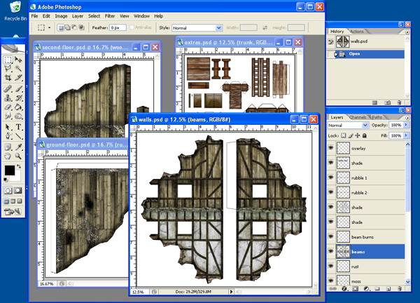 Rustic Cabins Set #1